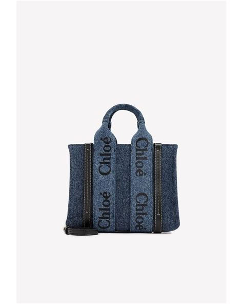 chloe woody canvas belt bag|chloe woody tote denim.